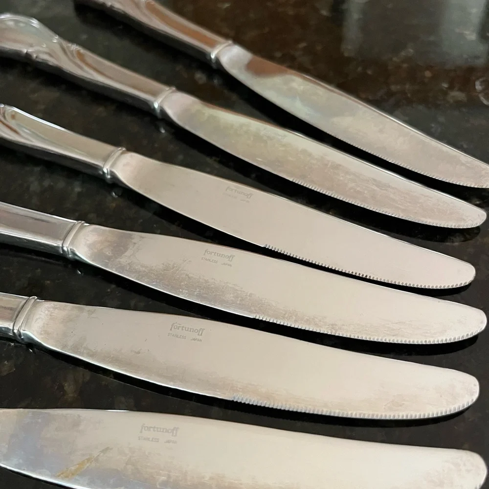 🍴 Fortunoff stainless steel knives/ flatware 🔪